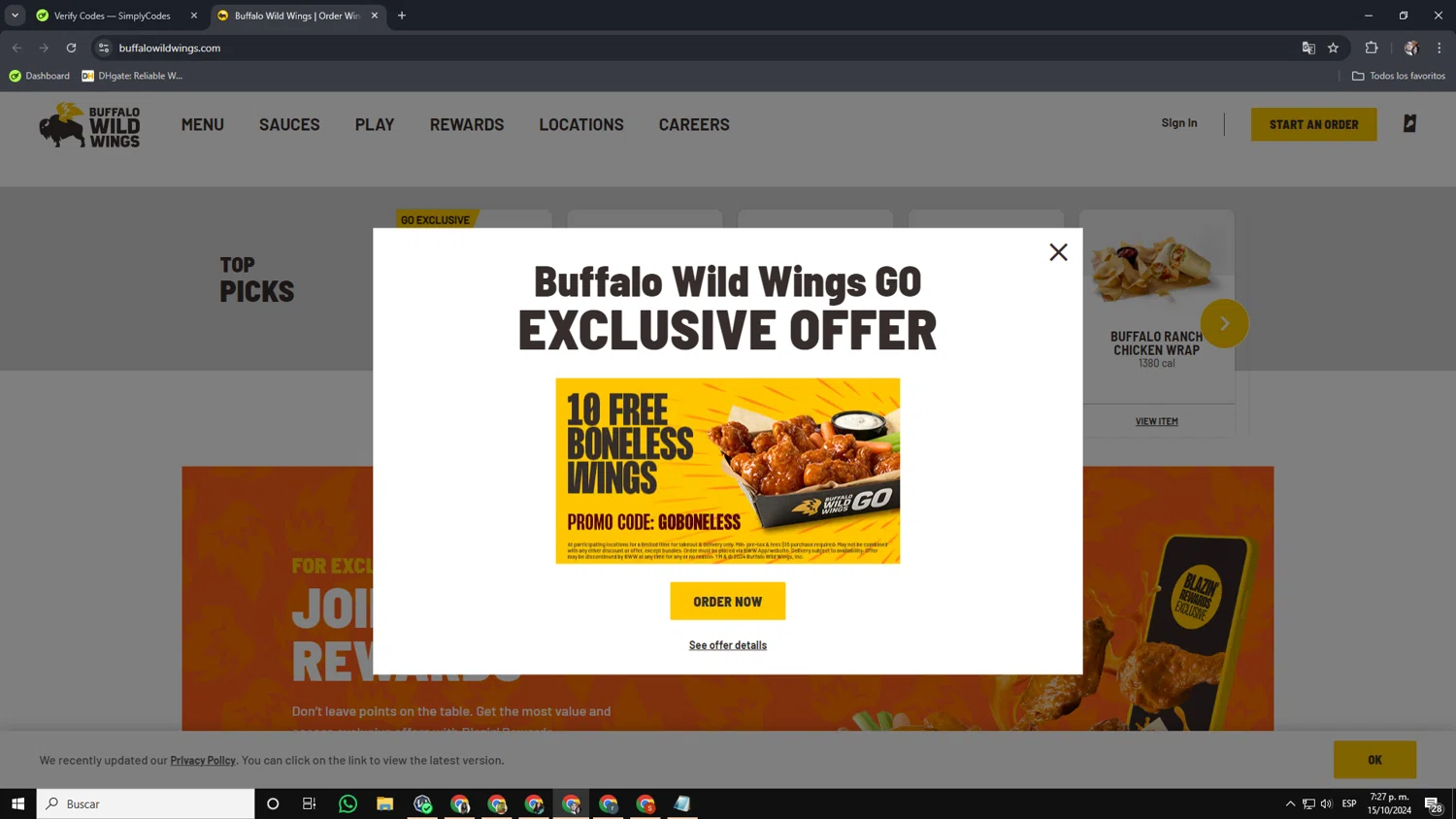 Buffalo Wild Wings Coupon Codes 50 Off January 2025