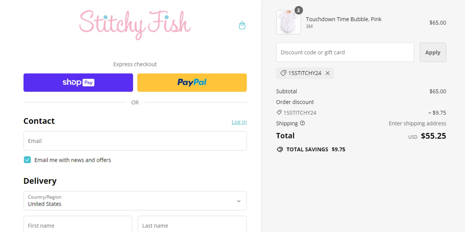 Stitchy Fish Coupon Codes 10 Off September 2024