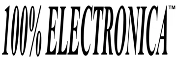 100% Electronica logo