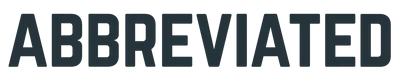 Abbreviated logo