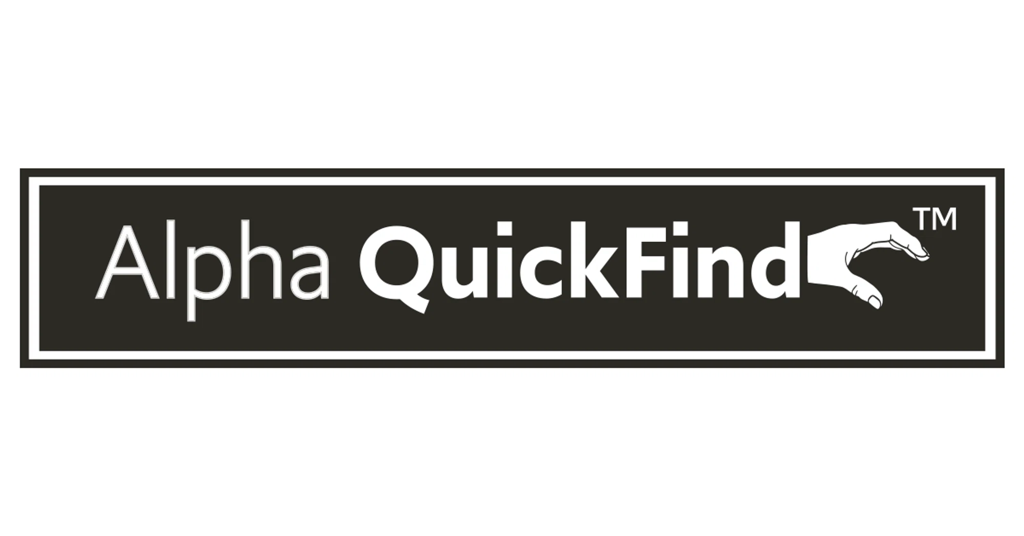 Alpha QuickFind™ logo
