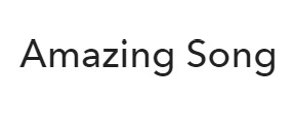 Amazing Song promo code