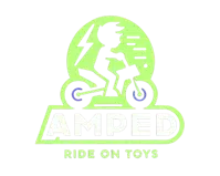 Amped Ride-On Toys logo