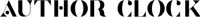 Author Clock logo