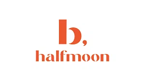 B, halfmoon logo