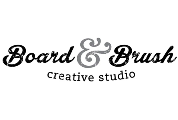 Board and Brush logo