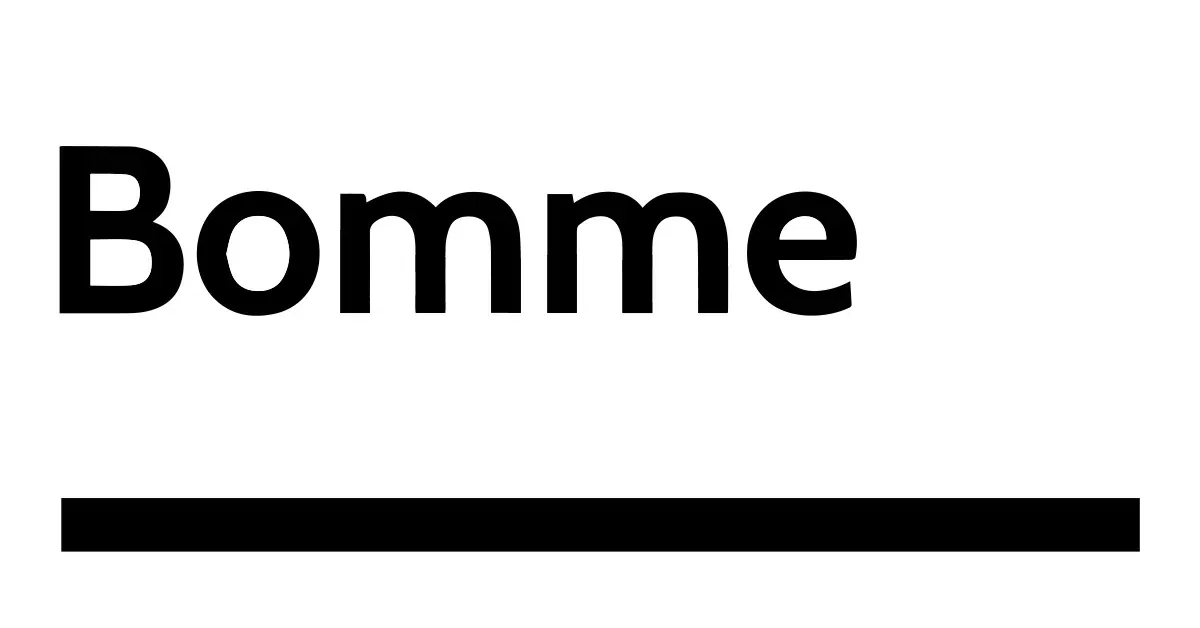 Bomme Hair logo