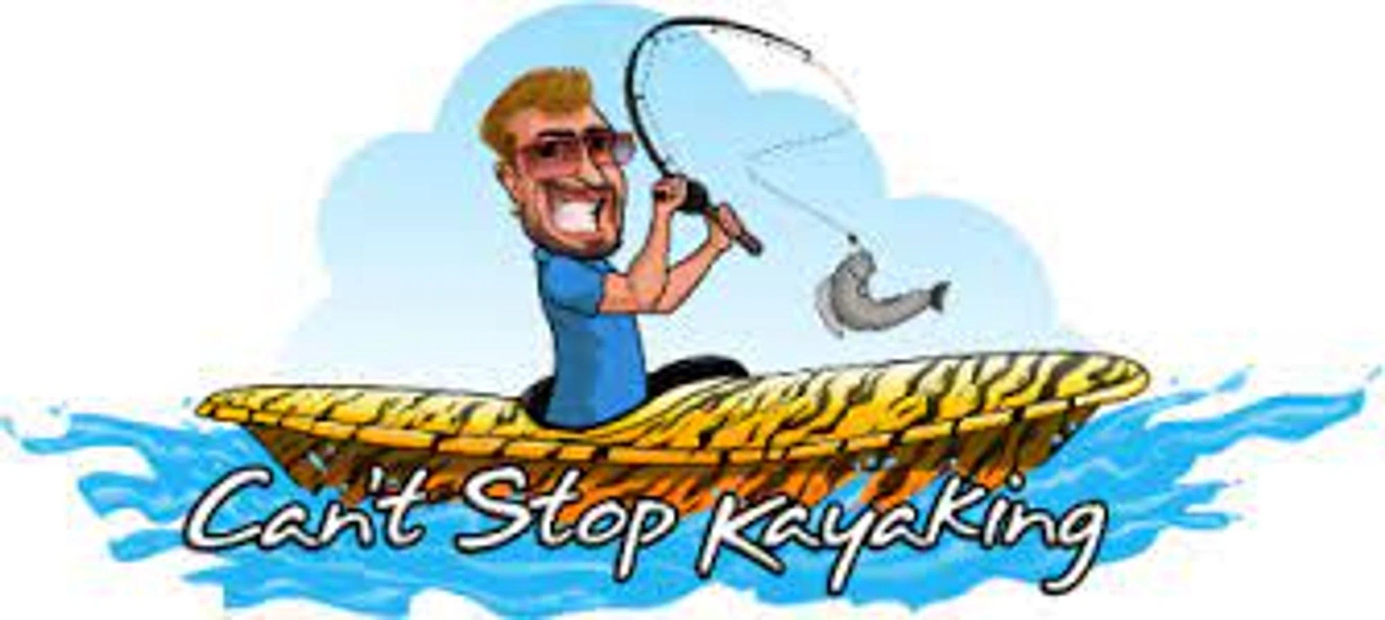 Can't Stop Kayaking logo