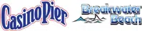 Casino Pier and Breakwater Beach logo