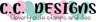 C.C. Designs Rubber Stamps logo
