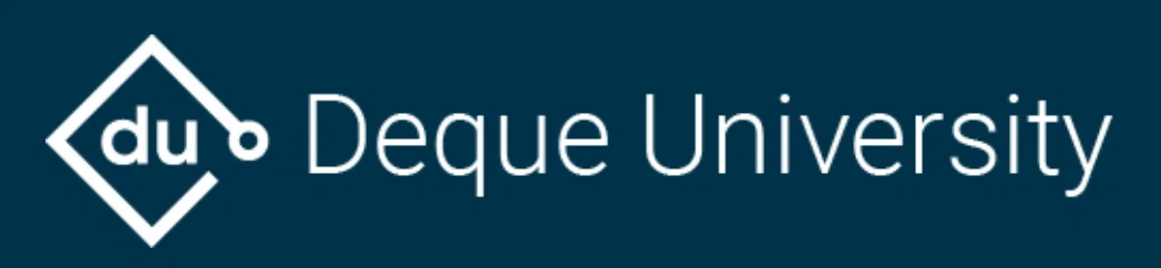 Deque University logo