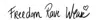 Freedom Rave Wear logo