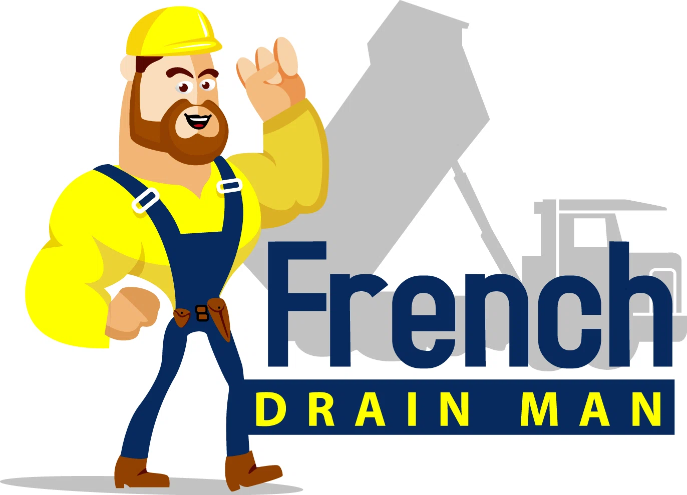French Drain Man logo
