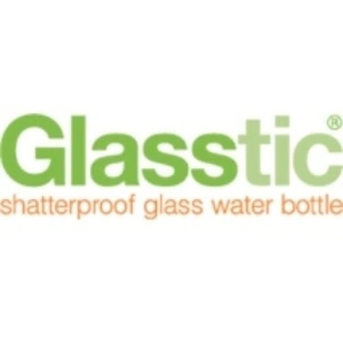 Glasstic Water Bottle logo