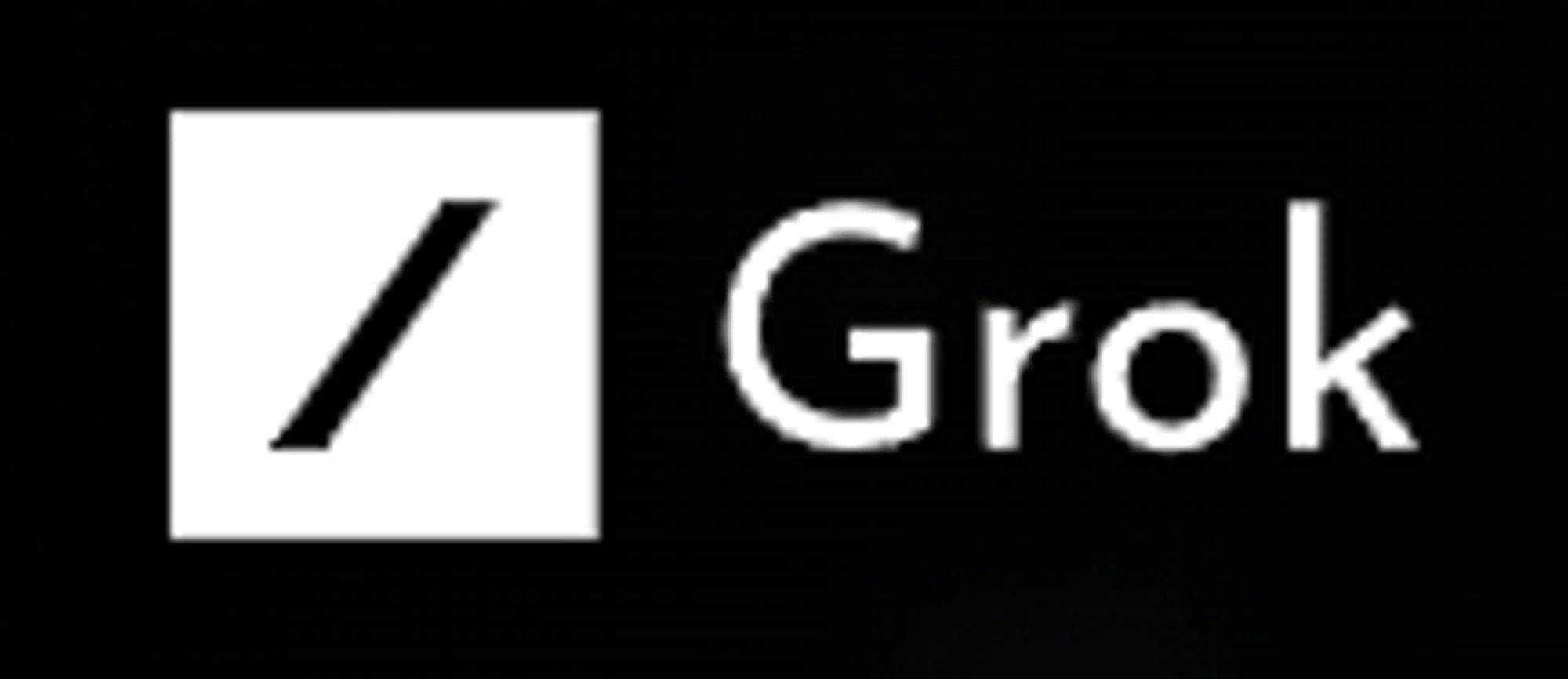 Grok AI logo