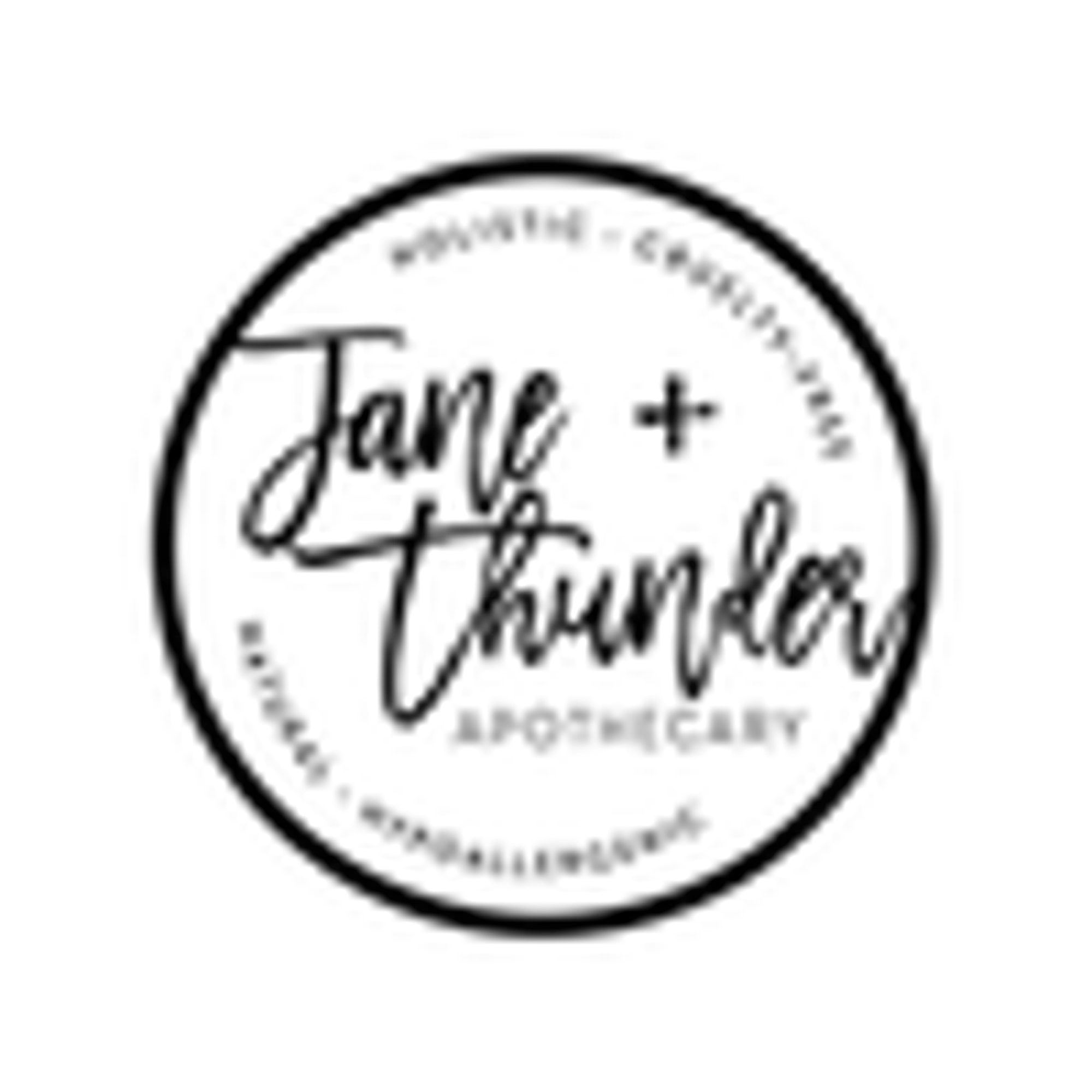 Jane and Thunder Apothecary logo