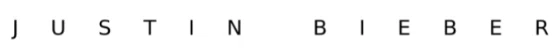 Justin Bieber logo