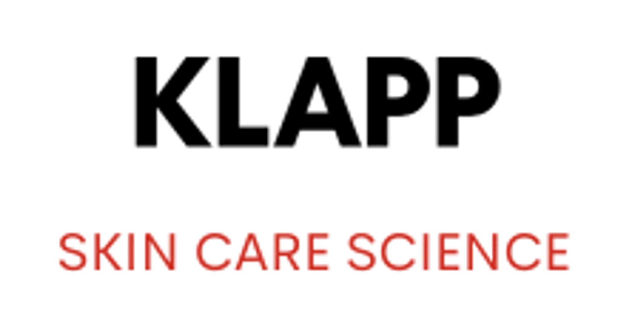 KLAPP Skin Care logo