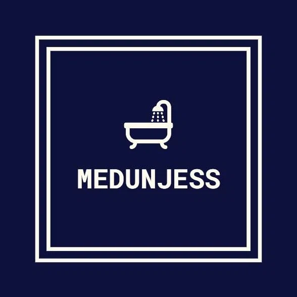 medunjess stone bathtub logo