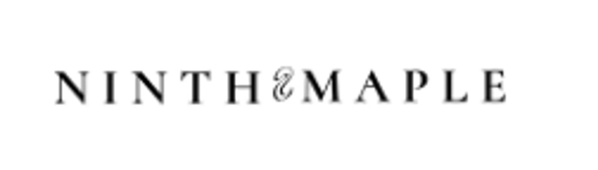 Ninth and Maple logo