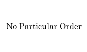 No Particular Order logo