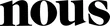 Nous Haircare logo
