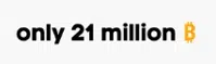 only 21 million ₿ logo