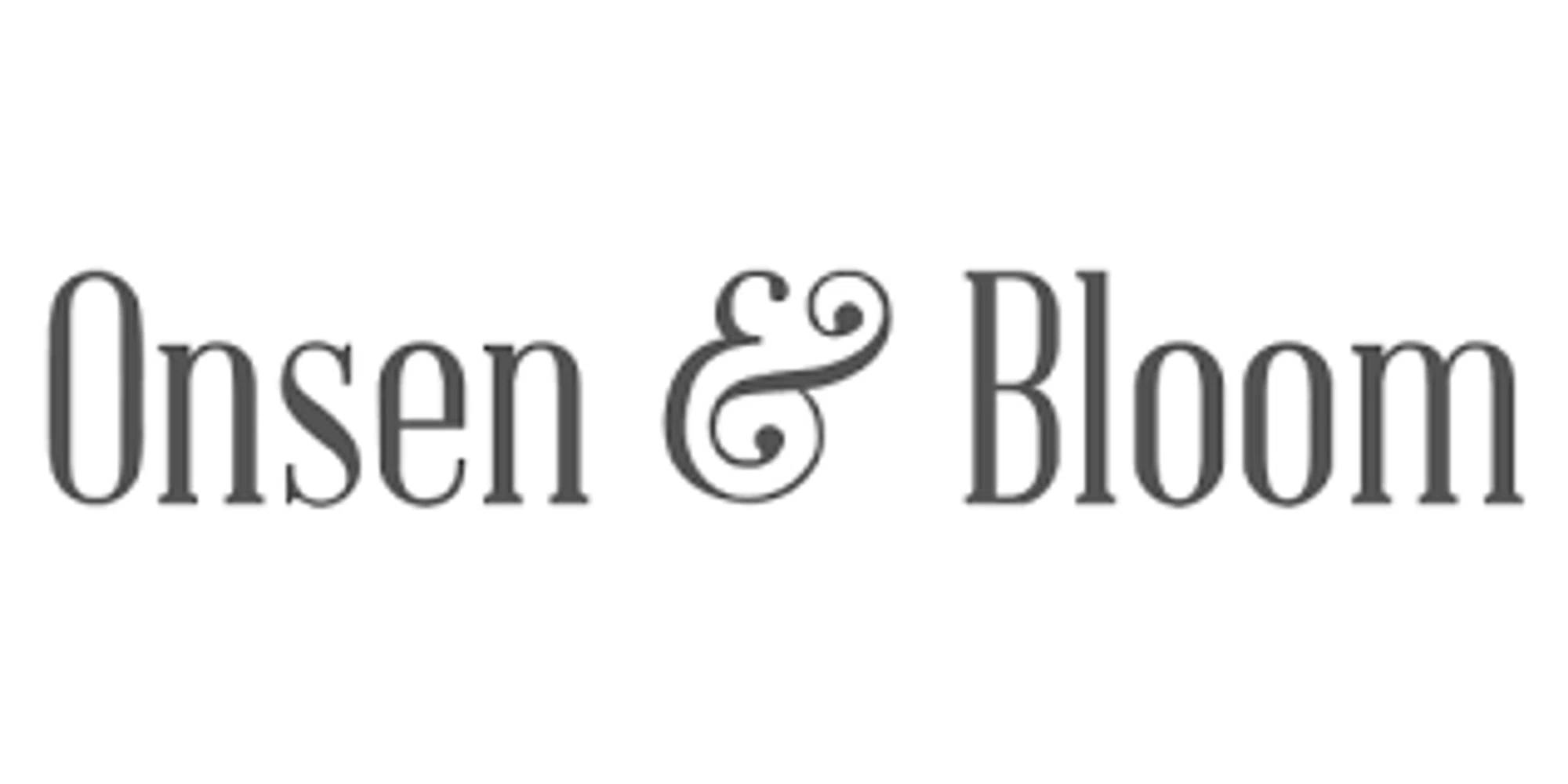 Onsen and Bloom logo
