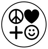 Peace Love and Happiness Club logo