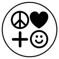 Peace Love and Happiness Club logo