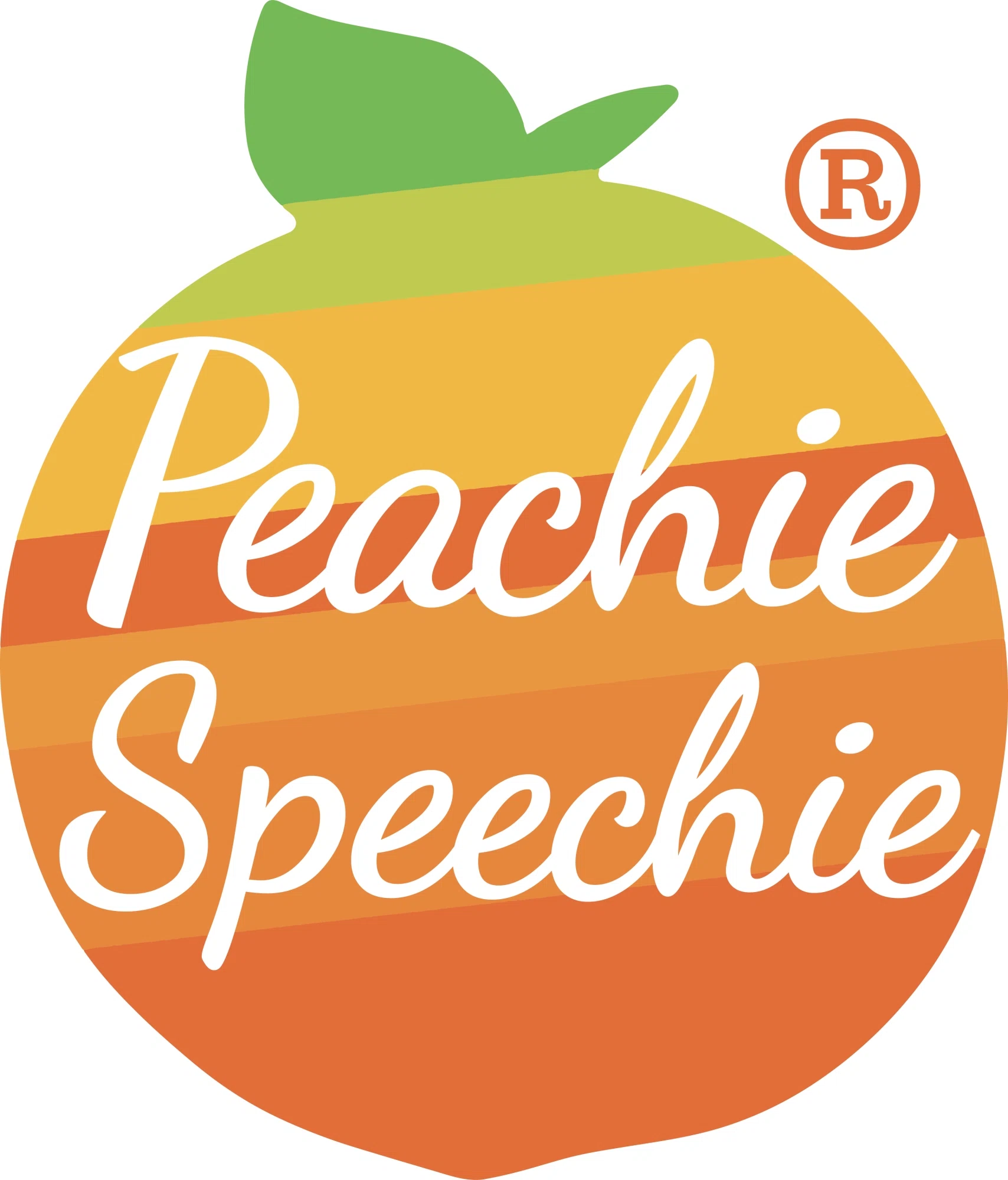 Peachie Speechie logo