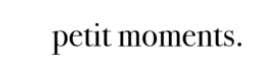 Petit Moments logo