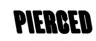 Pierced logo