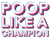 Poop Like a Champion logo