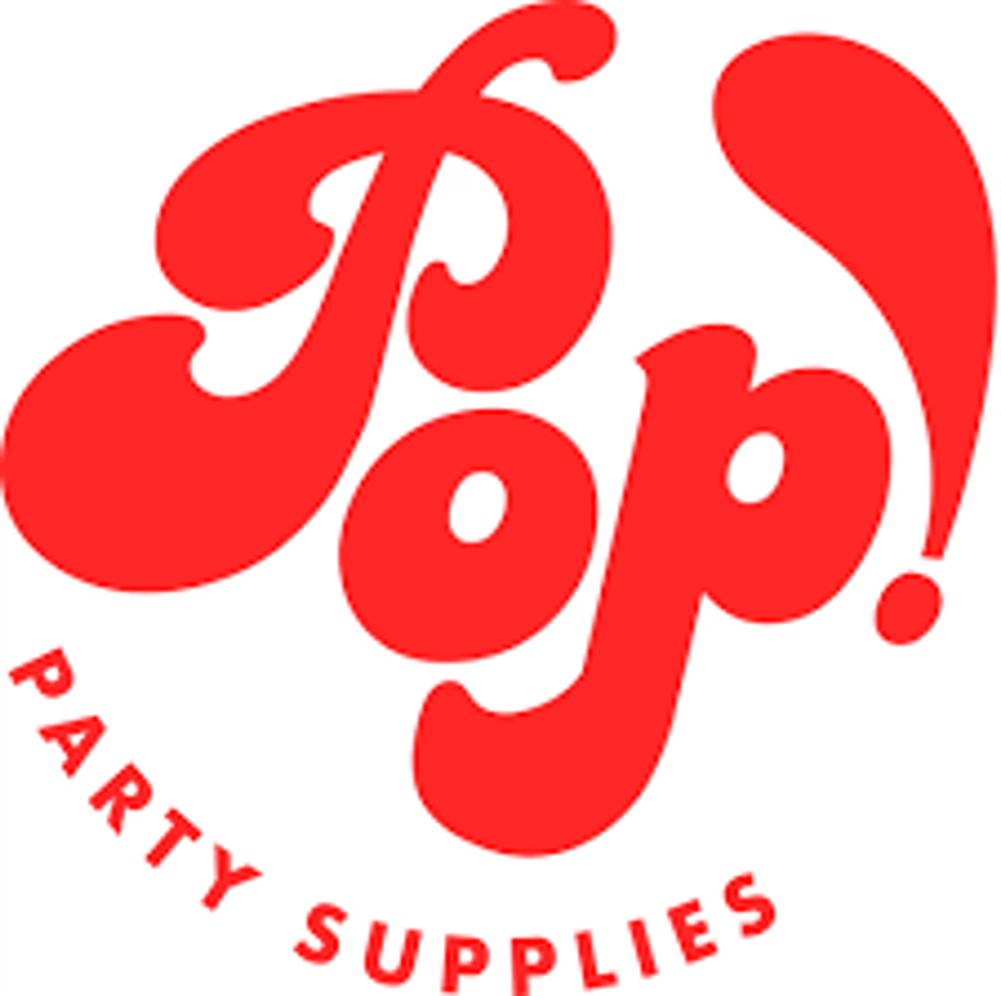 POP party supplies logo