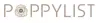 Poppylist logo