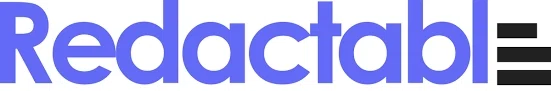 Redactable logo