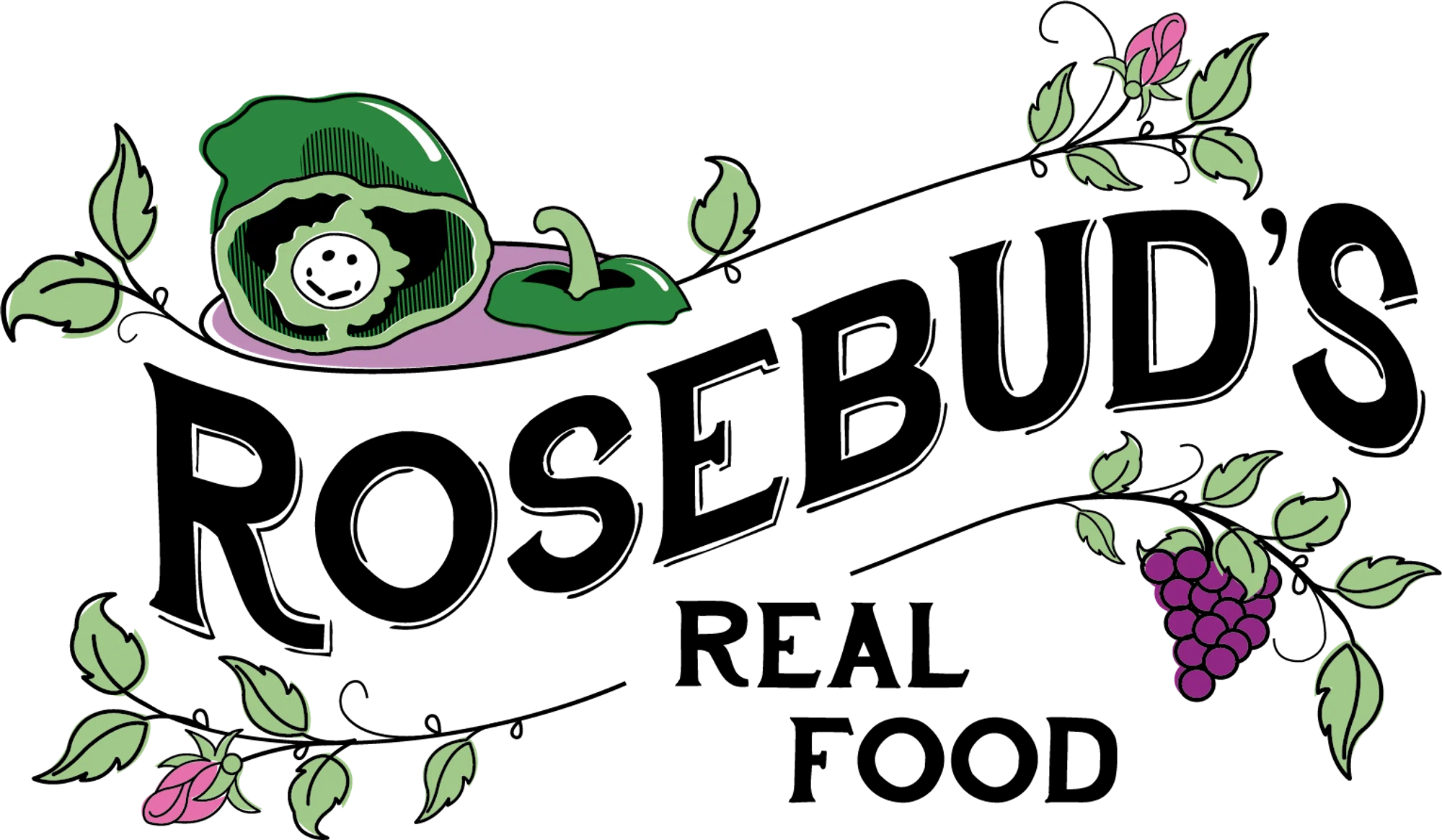 Rosebud's Real Food logo