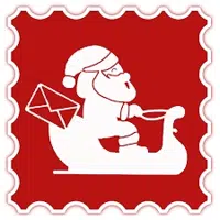 Santa's Helpers Postal Service logo