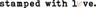 Stamped with Love logo