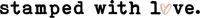 Stamped with Love logo