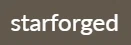starforged logo