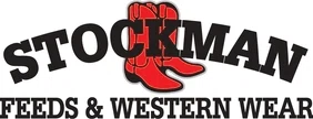 Stockman Feeds and Western Wear logo