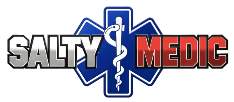 The Salty Medic logo