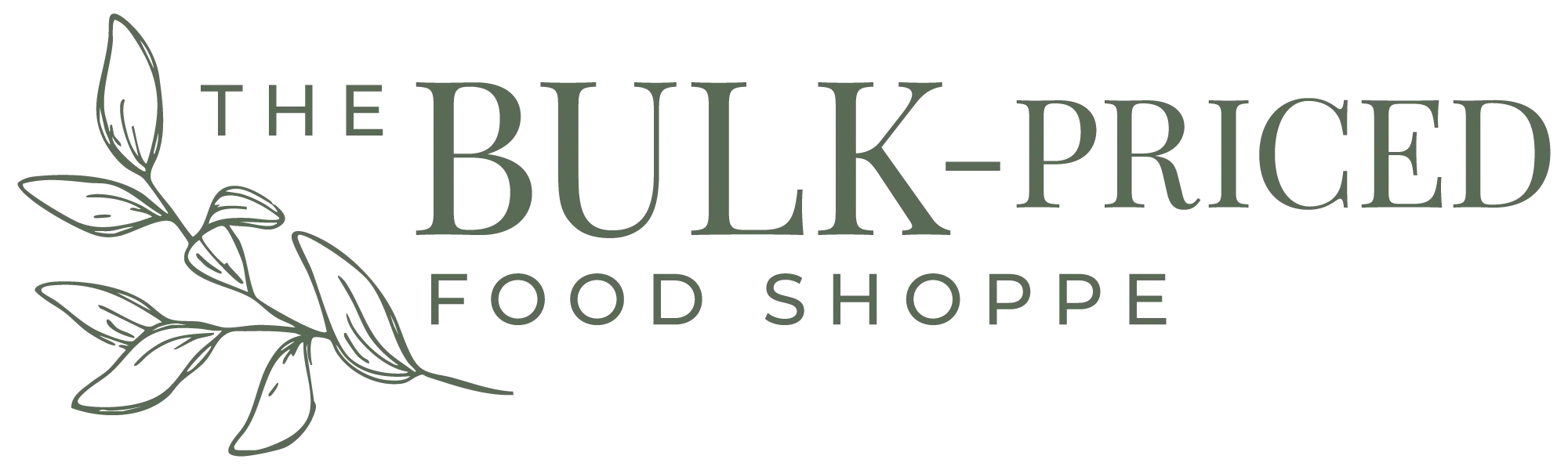 The Bulk-Priced Food Shoppe logo
