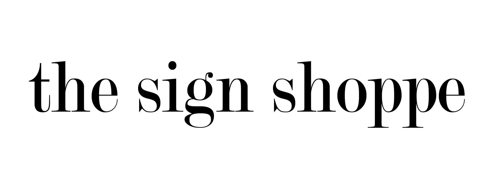 The Sign Shoppe logo
