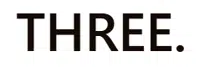 THREE. logo
