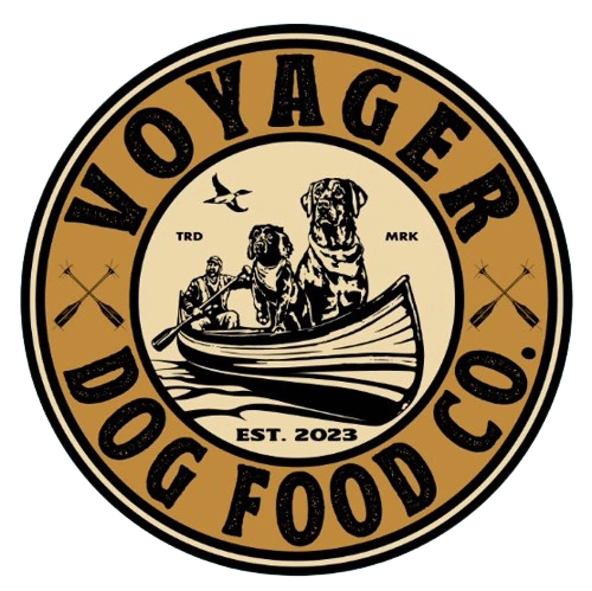 Voyager Dog Food Co. logo
