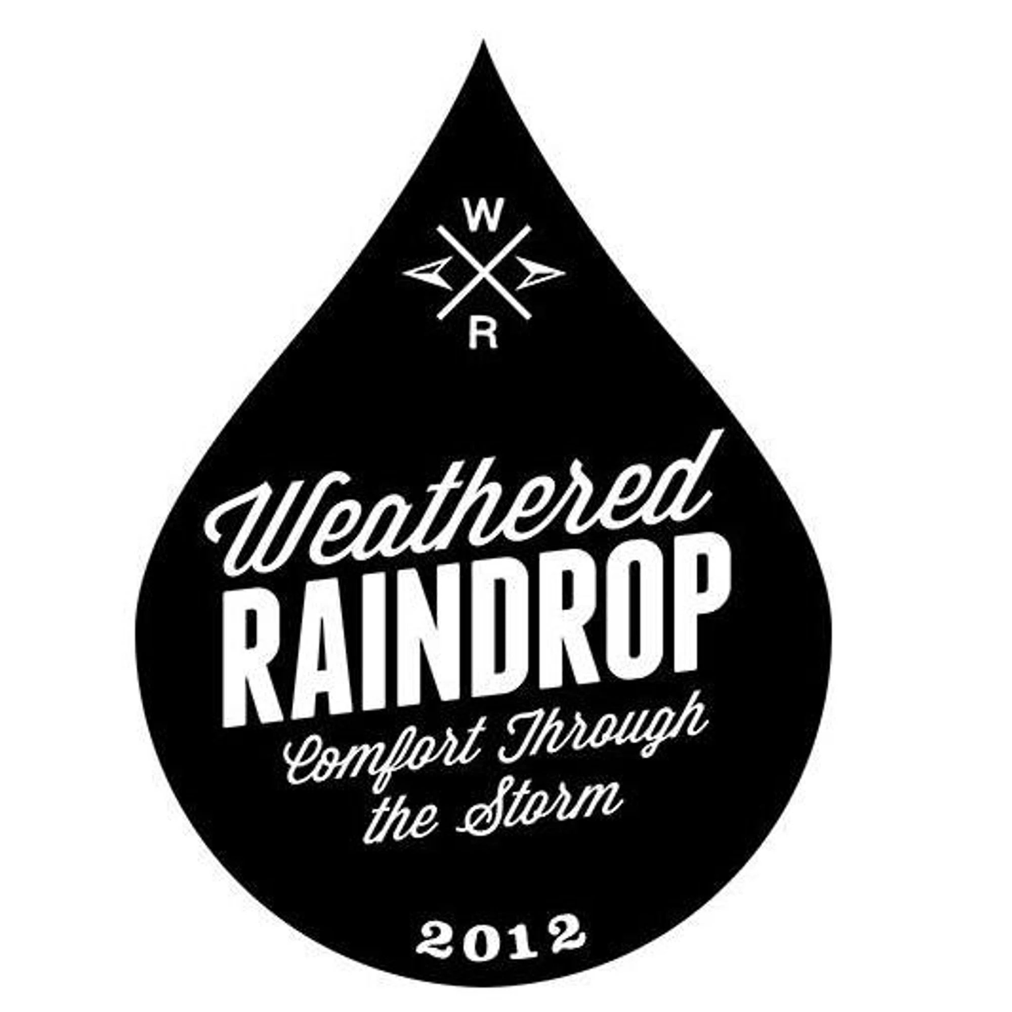 Weathered Raindrop logo