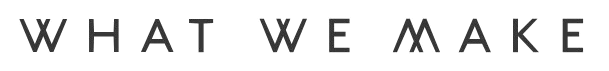 What WE Make logo